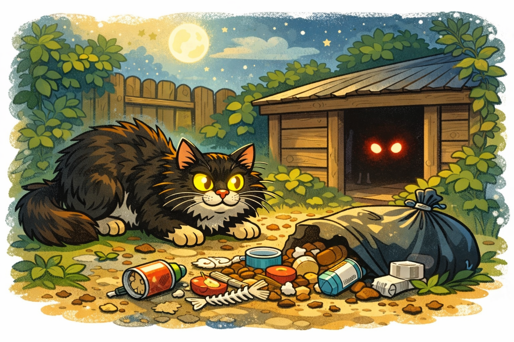 Zahradní démon a jeho švédský&nbsp;stůl