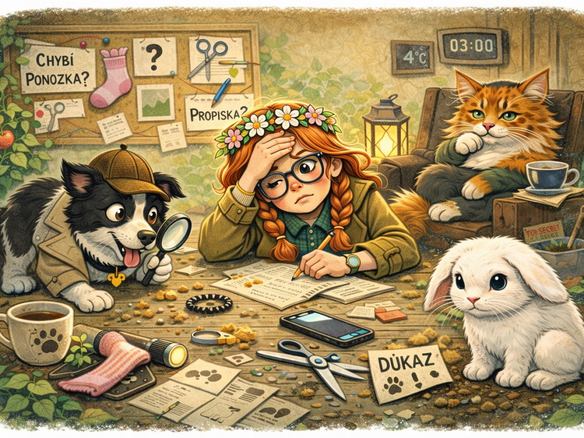 Máme doma skřítky a Max je&nbsp;kryje